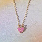 Custom Macaron Initial Necklace